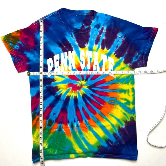 PENN STATE Rainbow Tie Dye Tee Shirt - Picture 2 of 6